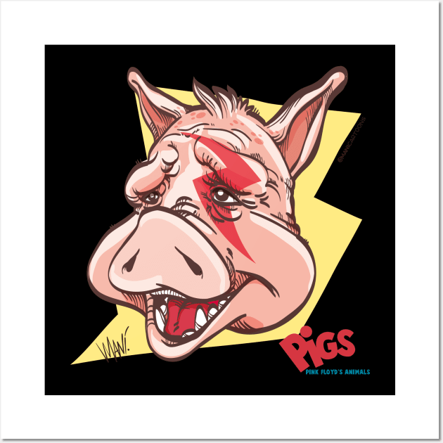 Pigs Wall Art by ManyCrusher